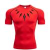 Summer Short Sleeve Anime Men's Compression Tee Shirt Fitness Sport Running Tight Gym T-shirts Athletic Workout Quick Tops Dry