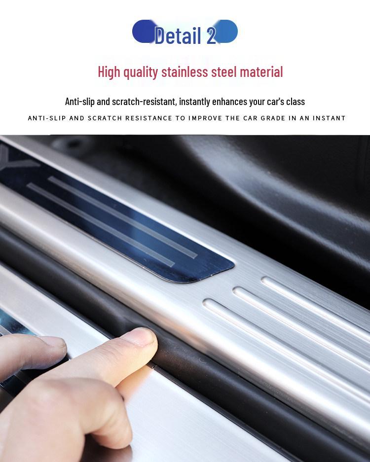 Jetour Shanhai T1 Door Sill & Rear Bumper Decorative Trim Sticker Set
