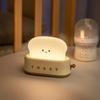 LED Children Night Light Toast Lamp Rechargeble Bread Maker Lights Bedroom Decor Mood Light Sleeping Lamps Novelty Lighting