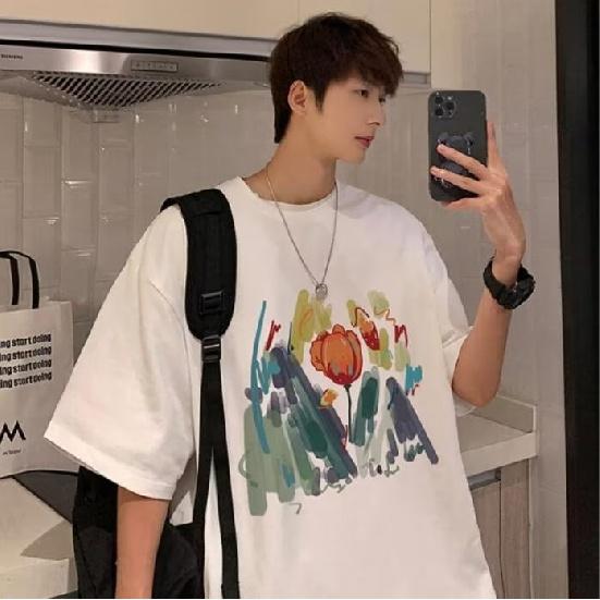 

Мужские футболки с короткими рукавами, мужские свободные топы с графикой и круглым вырезом, модные мужские футболки в стиле ретро, ​​футболка большого размера, новое лето, большие размеры 5XL белый