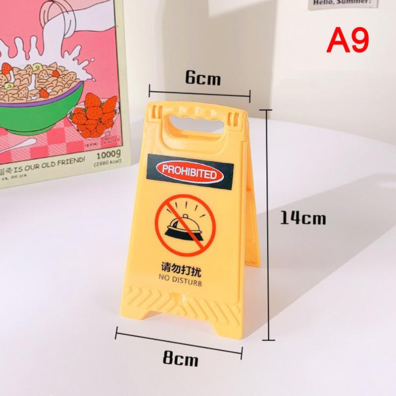 Creative Mini Desktop Prompt Card Folding Makeup Mirror Decoration