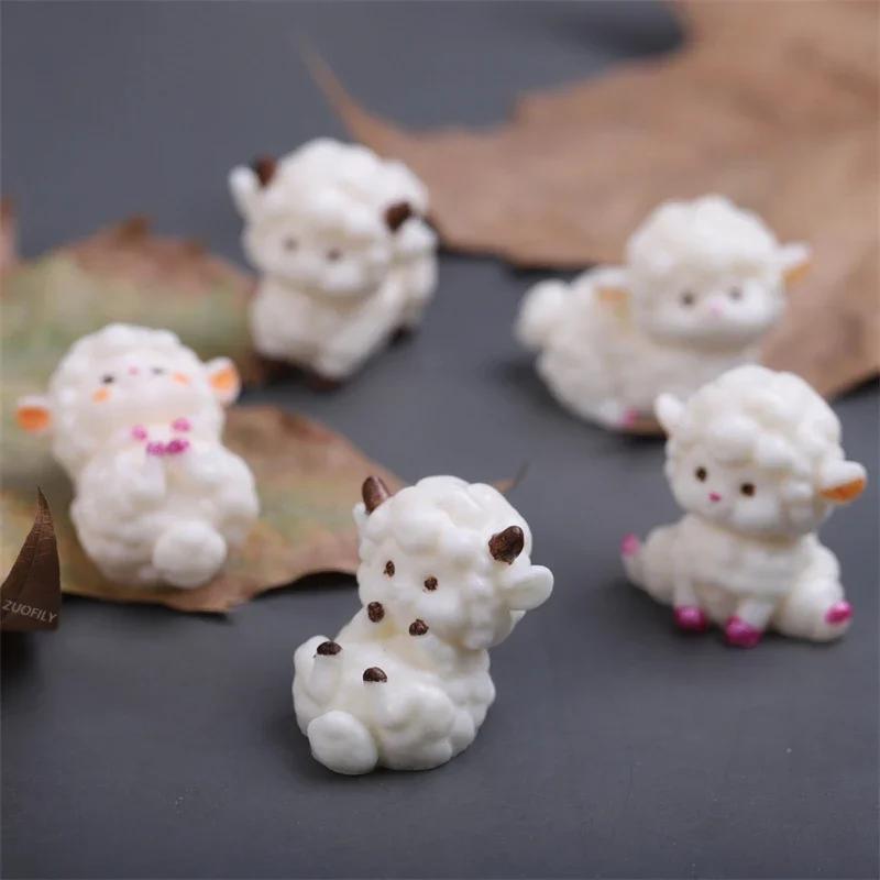 New 3D Cartoon Lamb Silicone Mold Easter Sheep Shaped Candle Molds DIY Plaster Chocolate Cake Decoration Mould Baking Tools