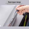 Large Capacity Transparent Pencil Case for Students - Mesh Stationery Bag