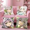 Genshin Impact NNahida Pillow Case For Living Room Bedroom Hotel Pattern Printed Cushion Cover Decorations and Protector