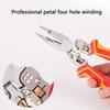 Wire Stripper Tool Wire Stripper Wire Crimper Wire Crimping Tool Multifunctional Electrician Pliers for Clamping