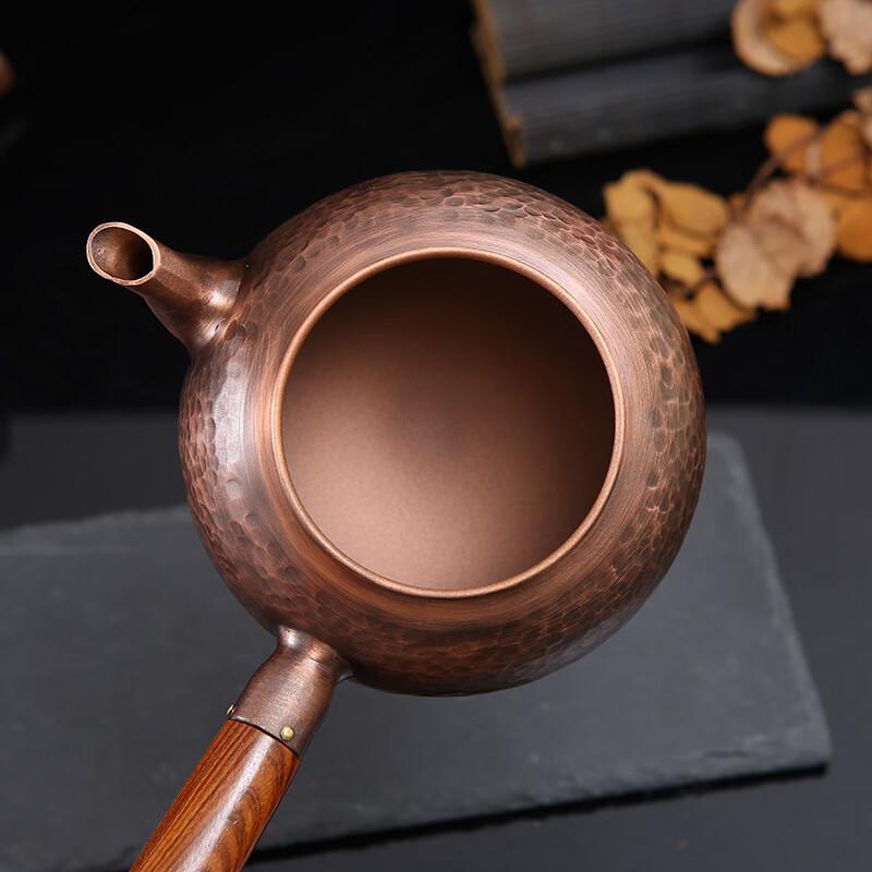 Hand-Hammered Pure Copper Tea Kettle
