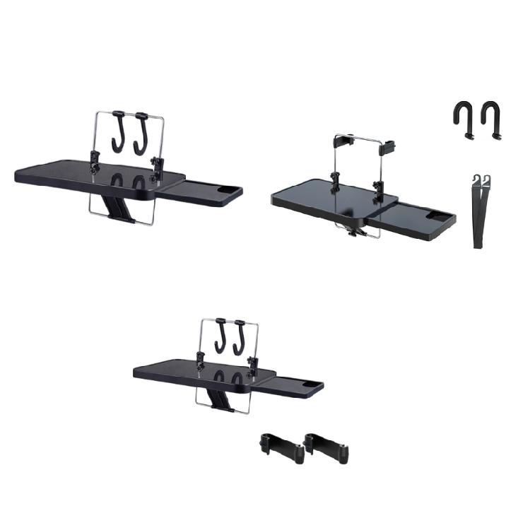 Portable Vehicle Mounted Desk Table Platform for Laptop Work and Food Consumption Feature Foldable Design and Stable Base
