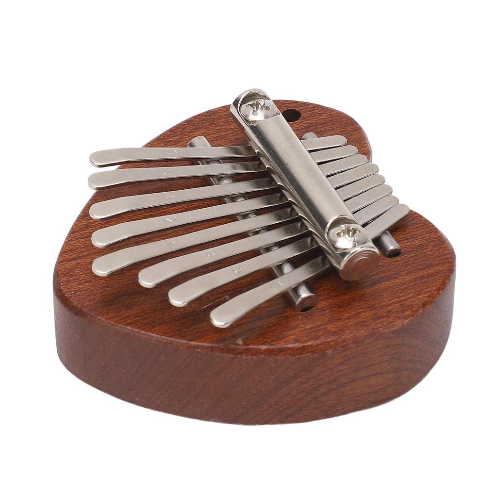 Mini Kalimba 8 Tasten Klarer und angenehmer Klang Leicht zu spielen Tragbares Daumenklavier mit Aufhängeseil