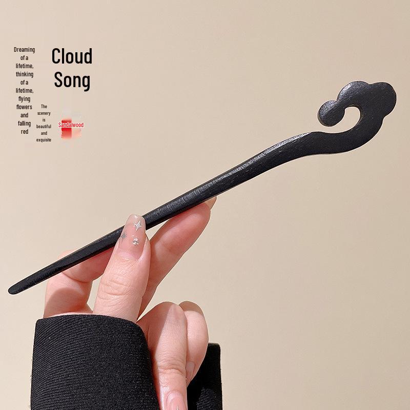 Ancient Chinese-Style Hanfu Hair Accessories: Elegant Updo Hairpins with Tassels for Women