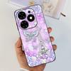 For Cover Tecno Spark Go 2024 Bumper Case Butterfly Cute Cat  Flower Phone Cover Soft Clear Silicone TPU cAPAS Spark GO 2024 Bag