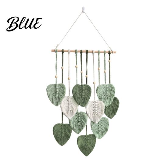 Harmony Creating Wall High Quality Macrame Handmade Large Boho Art Decor Yarn Woven Tapestry Leaf