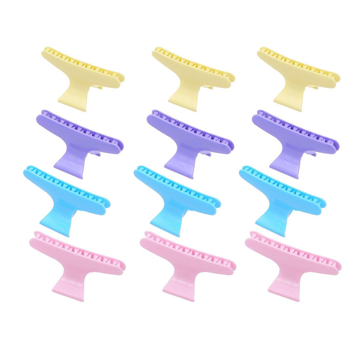 

12 шт./компл., зажимы для волос с черной бабочкой, заколки для волос, парикмахерские инструменты для укладки волос, зажимы для парикмахерских, зажимы-когти