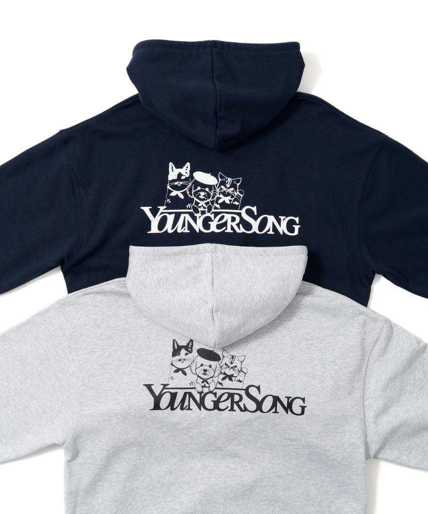 Beyond Closet [Beyond Closet X Younger Song] Zip-Up Hoodie Gray