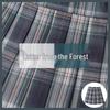 Authentic Japanese JK Plaid Mid-Length Student Uniform Set with Pleated Sailor Skirt