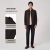 EMZ Men's Stand-Collar Padded Business Jacket