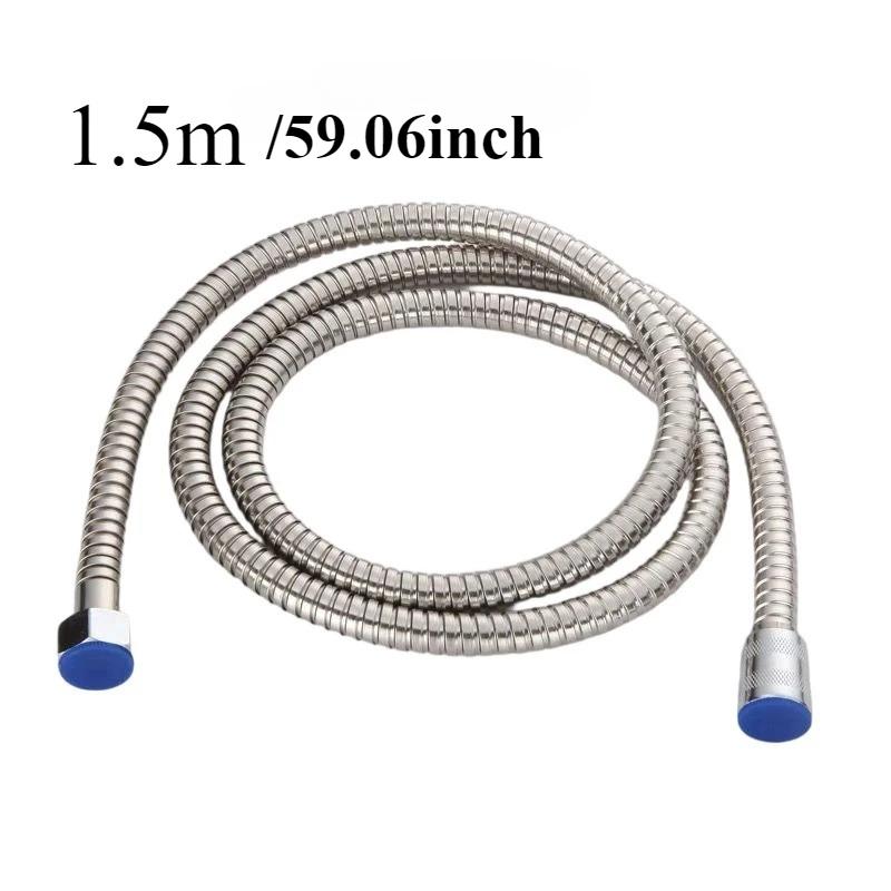 1.5m / 2m Shower Hose High-pressure Shower Hose Explosion-proof Hose Pipe Bathroom Stainless Steel Shower Connection Water Pipe