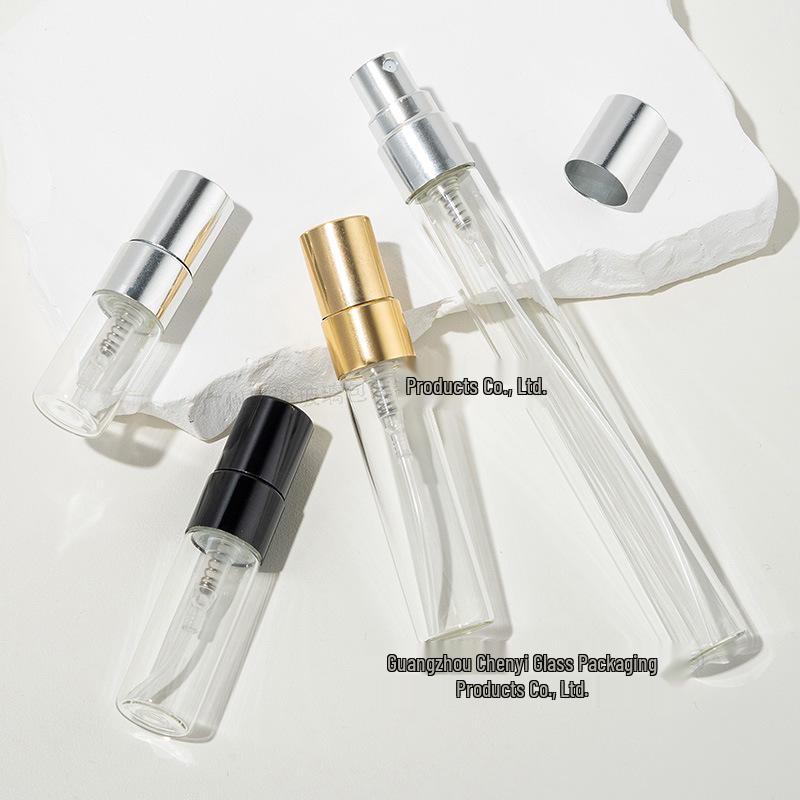 Portable Glass Spray Bottles: 2ml, 3ml, 5ml, 10ml Perfume Sample Mist Decanters