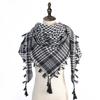 Écharpe enveloppante à franges pour homme et foulard pour le port quotidien et les tenues de tous les jours