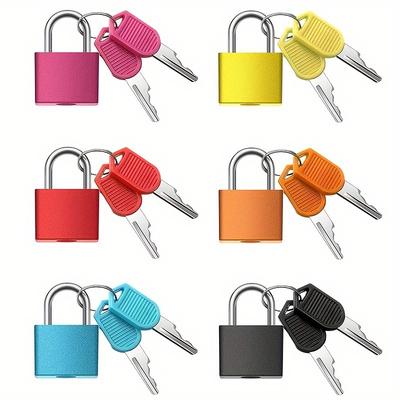 Mini Padlocks with Keys: Multicolor Locks for Luggage and School Gym Storage