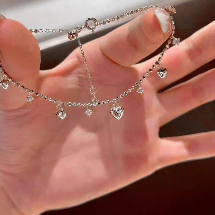 Tassel Niche Women's Luxury Bracelet - High-End Sparkling Design with Diamond Feel