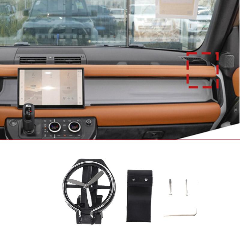 For Land Rover Defender 90110 2020-23 ABS+Aluminum Alloy Car Center Console Dashboard Water Cup Bracket Car Interior Accessories
