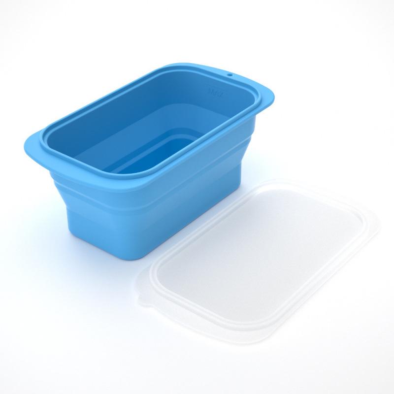 Extra Large Foldable Silicone Ice Cube Mold - 8 lb Capacity