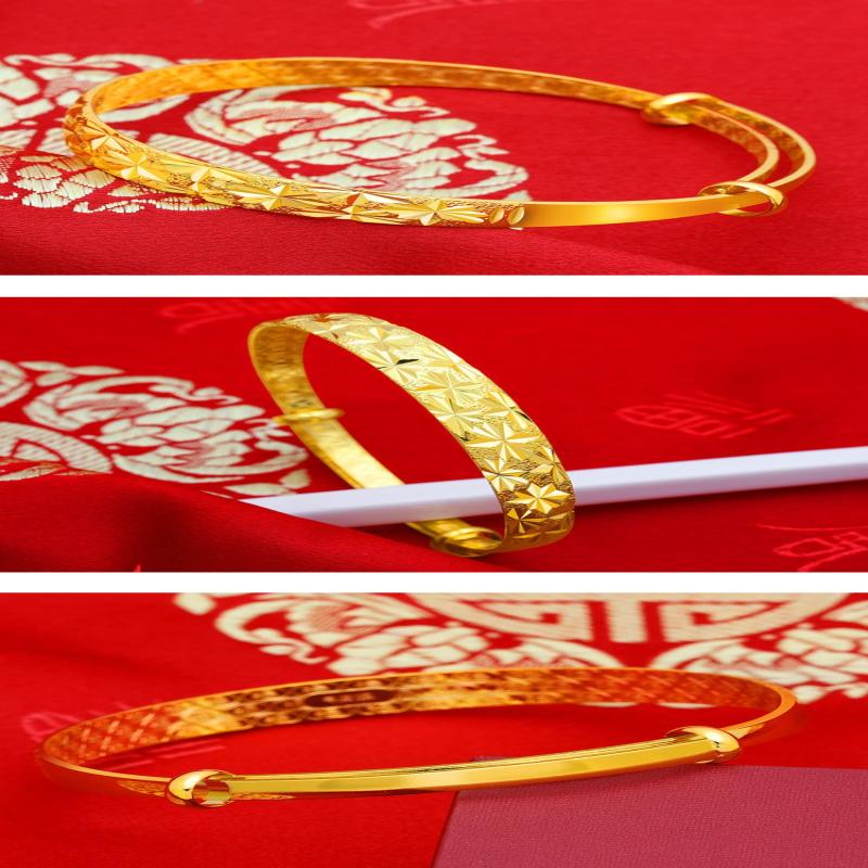 925 Sterling Silber Armreif Armband Für Damen Der Neue Feinschmuck Feine Sterne Retro Armband Schöne Solide Armreifen Geschenk