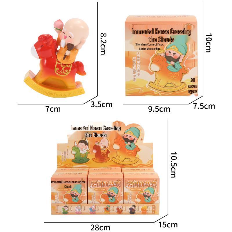 Xianma Blind Box: Trendy Resin Desktop Figurine - Cute and Fun Gift