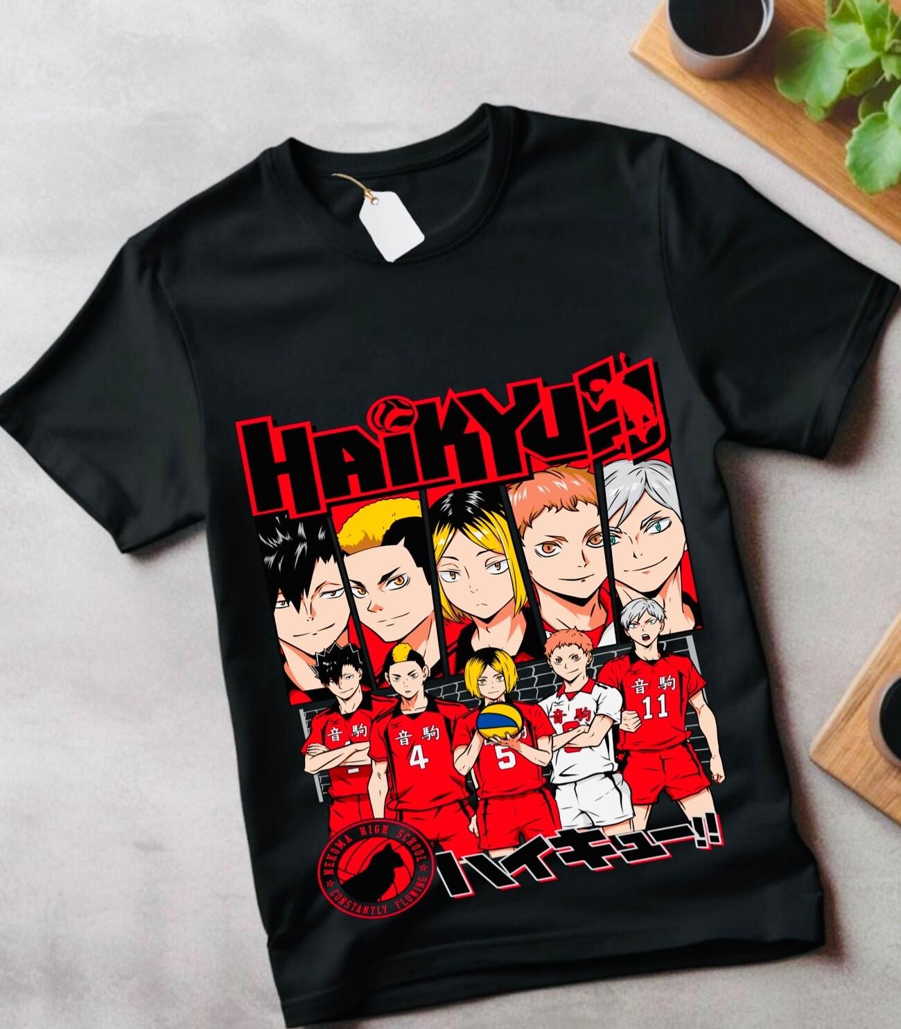 Hinata Shoyo Manga Strip Haikyuu Haikyu Anime Unisex Tshirt T-Shirt Mens Womens Tees Top Tee gift 4XL