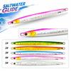 60g 13cm Fast Sinking Iron Fishing Jig for Sea Fishing Boat Fishing Slim Luminous Slow Jigging Long Casting Fishing Lure