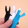 Invizibil Nu. Fermoar colorat din nailon cu capăt închis pentru îmbrăcăminte și accesorii