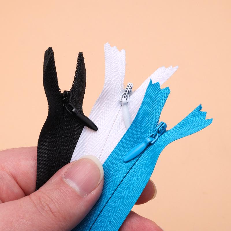 Invisible No. 3 Colorful Nylon Closed-End Zipper for Clothing and Accessories
