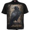 Spiral Direct Unisex Adult Raven Wise Back Print T-Shirt