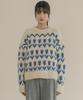 Banwonateullie Kn4240 Flower Hairy Wool Knit_Cream