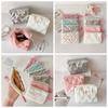 Korean Y2K Bow Cosmetic Bag Bowknot Love Heart Bow Coin Pouch Storage Bag Bow Stationery Bag  Women