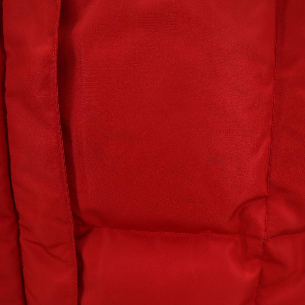 Lacoste Geacă de puf 40 Roșu Femei Folosit