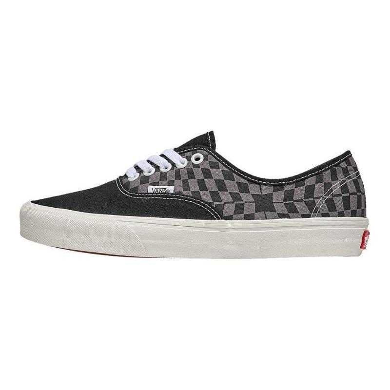 Vans Authentic men s comfy versatile low-top canvas shoes black and grey VN000D7YBLK 40