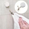 1/2/4Pcs Retractable Towel Rack Automatic Rebound No Drilling Self-Adhesive Wall-Mounted Hand Towel Holder With Strong Clips