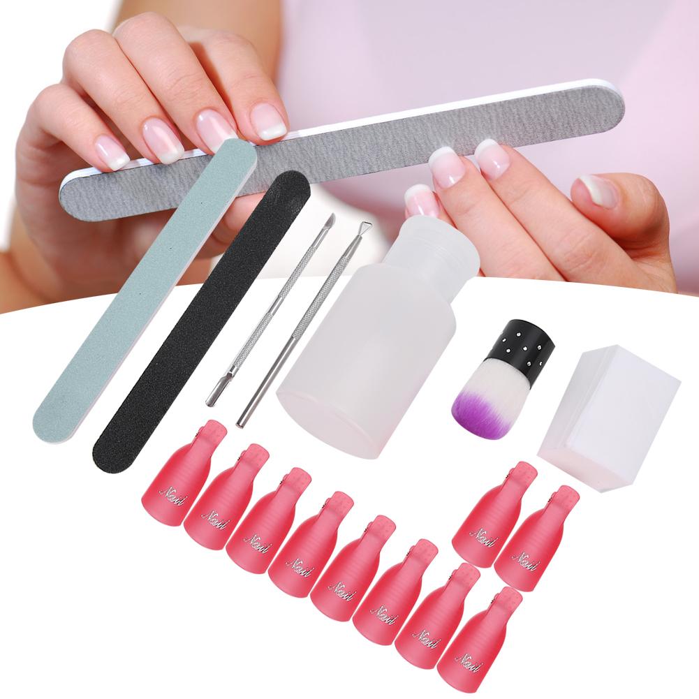 Nail File Professional Nail Art Dust Brush Manicure Grinding Nail Polish Removal Tool