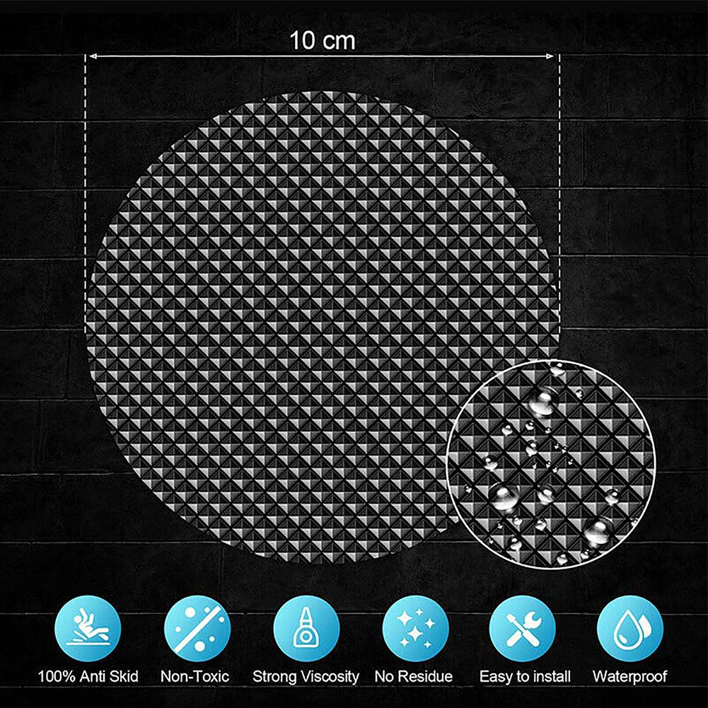 Bathroom Floor Anti Skid Anti Skid Applique Anti Slip Discs Hazardous Areas Applique Soft PEVA Balcony Kitchen