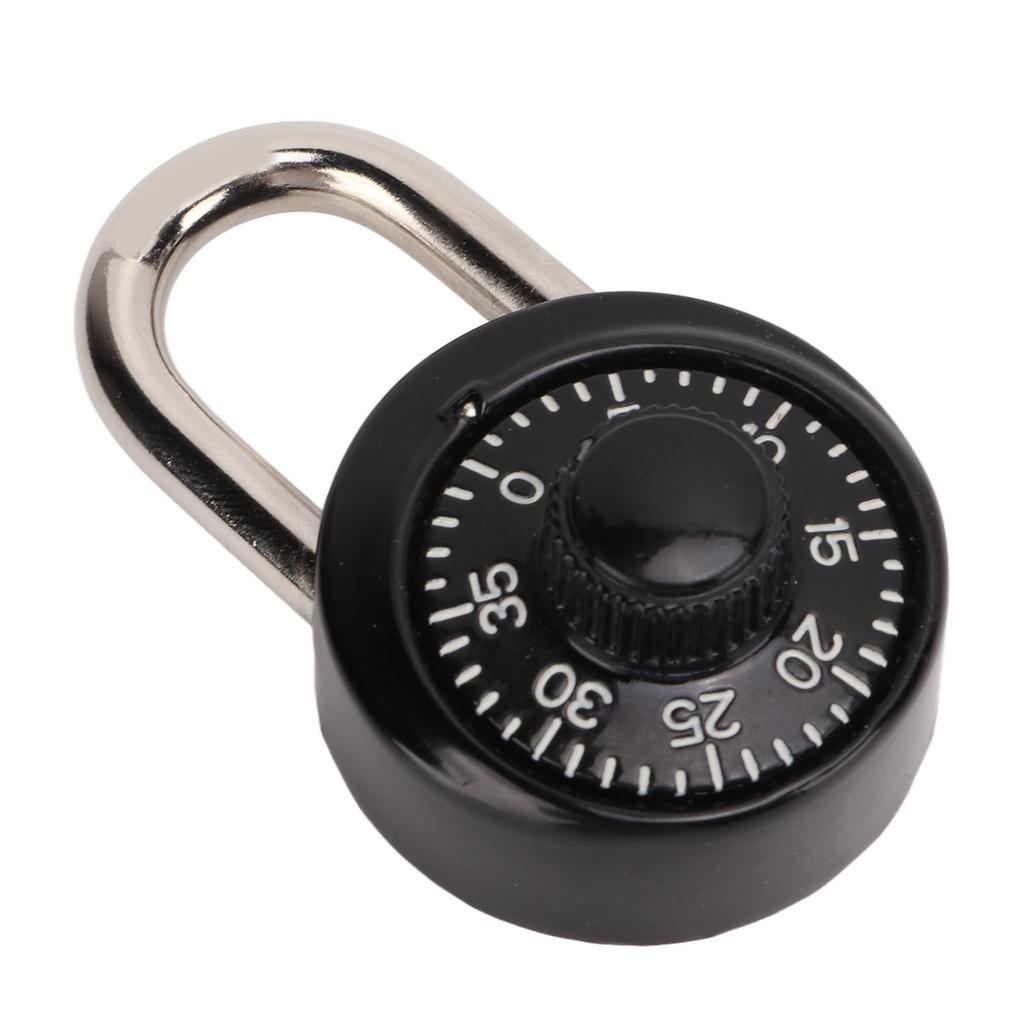 Dial Combination Lock Waterproof Heat Treatment Hardened Steel Security Padlock for Gym