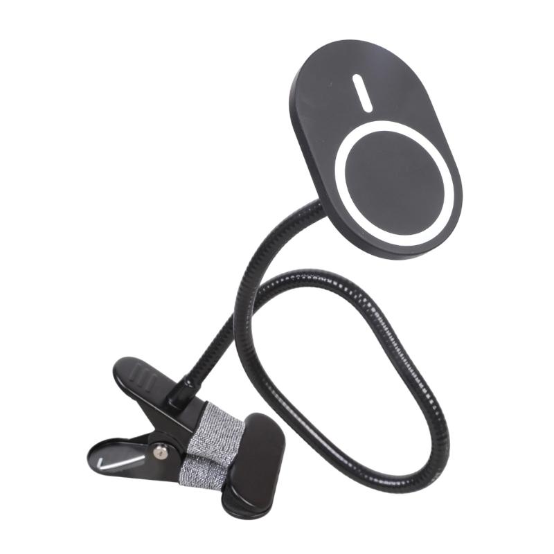 Adjustable Desk Bed Phone Mount Holder With Flexible Long Arm Gooseneck Strong N52 Magnet for 4-7Inch Devices