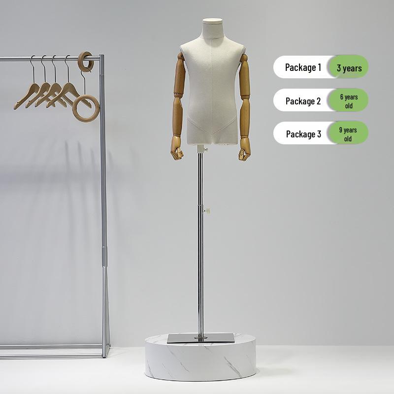 Mannechin Copii cu Picioare Despărțite: Stativ de Expunere Corp Întreg/Jumătate pentru Haine de Copii, Bărbați și Femei