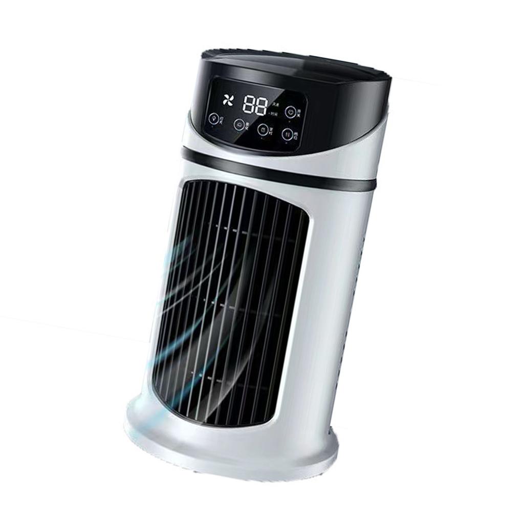 Portable Air Conditioner Fan Evaporative Mini Air Cooler with Timer Quiet USB Desktop Cooling Fan