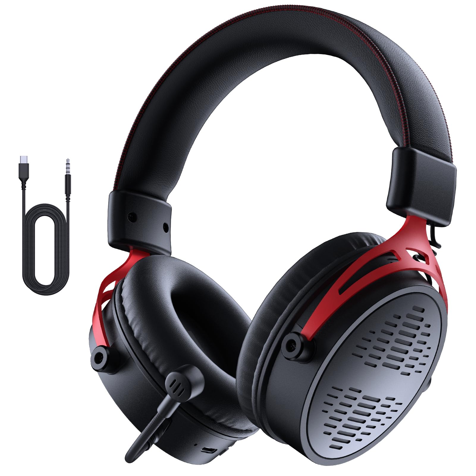 

Игровая гарнитура Гарнитура PS5 проводная гарнитура с микрофоном и функцией отключения звука 3,5 мм чёрный