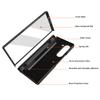 For Samsung Galaxy Z Fold6 5G Case Hinge Kickstand PC Phone Cover with Tempered Glass Film