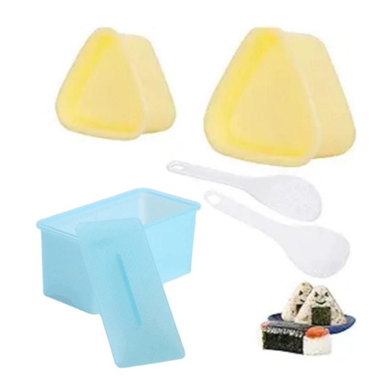 Rectangular Sushi Mold Kit Musubi Maker For Spam Kimbap Onigiri Rice Ball Press Tool Household Kitchen Bento Accessories Diy