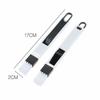 2 Pcs Window Slot Brush Groove Cleaning Brush Two-piece Crevice Brush Keyboard Brush with Dustpan Cleaning Brush