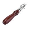 6 Pcsset Leather Craft Punch Tools Kit Stitching Carving Working Sewing Saddle Groover