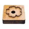 Flower Leather Cutting Die Carbon Steel Leather Craft Punching Mold for Keychain Bag Decoration